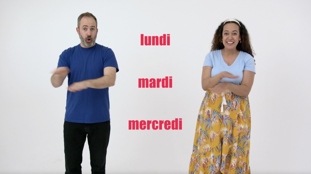 Image de la vidéo Les jours de la semaine