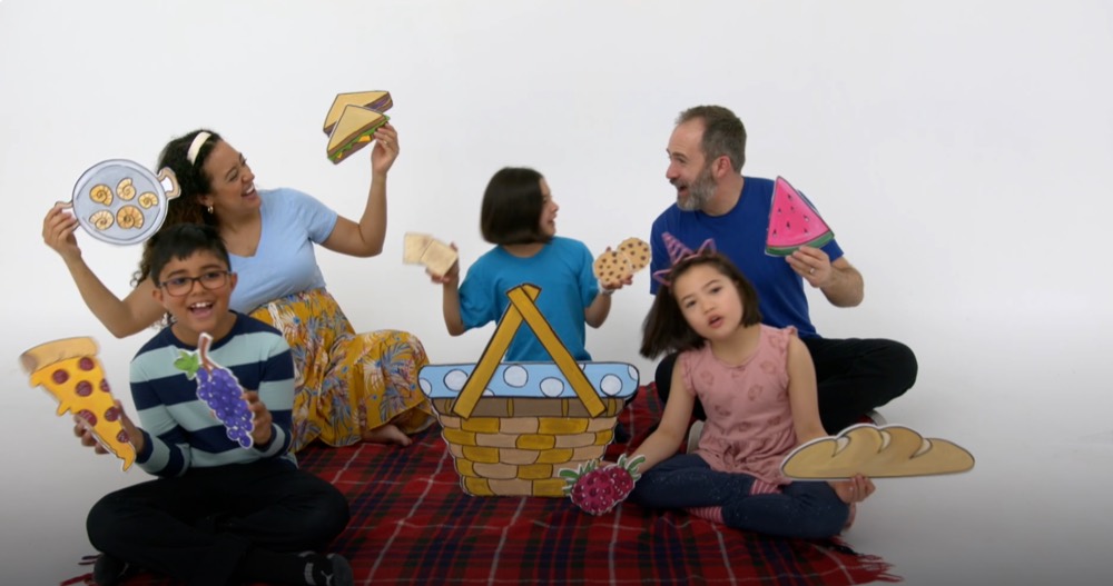 Still from the We're Having a Picnic video
